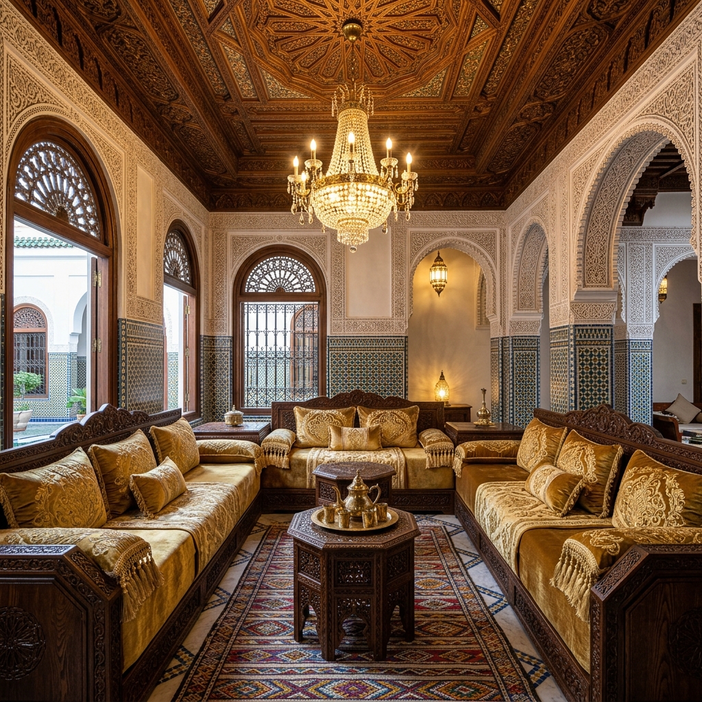 Salon Marocain Nador sur mesure