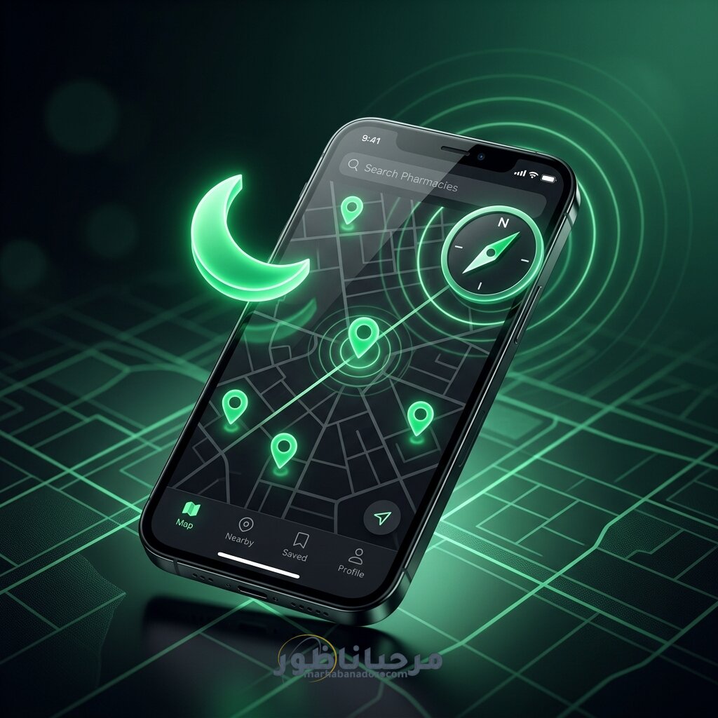 خدمة أقرب صيدلية بالـ GPS مرحباناظور